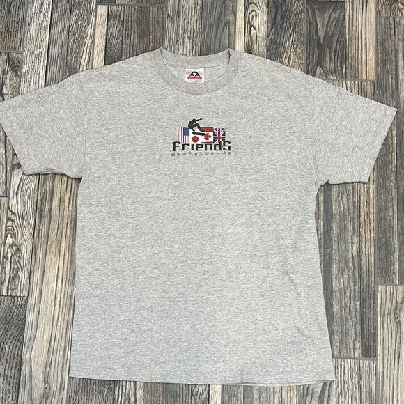 🔥🔥 Vintage FRIENDS SKATEBOARDS Rare Graphic Skate T-Shirt Men Sz Large - Picture 2 of 9